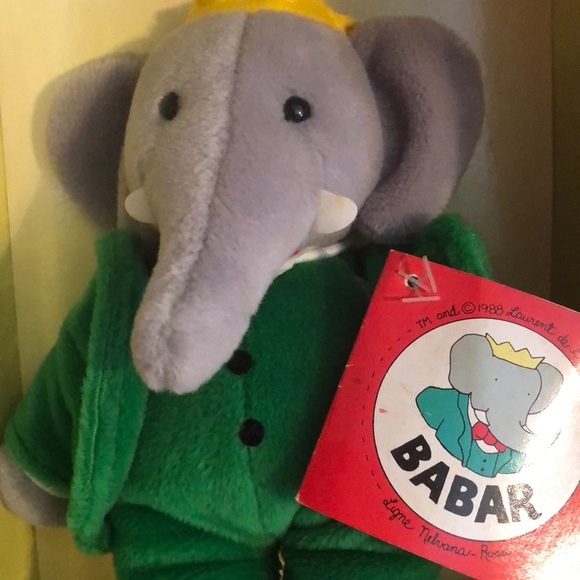stuffed babar